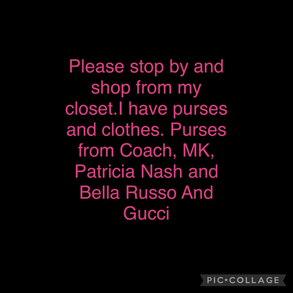 Welcome to my closet.
